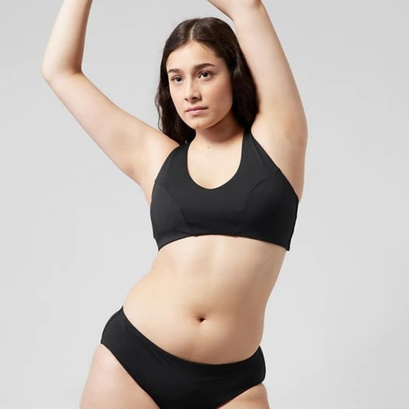 Athleta Triangle Bikini Top D-DD size SP Black - Picture 4 of 4